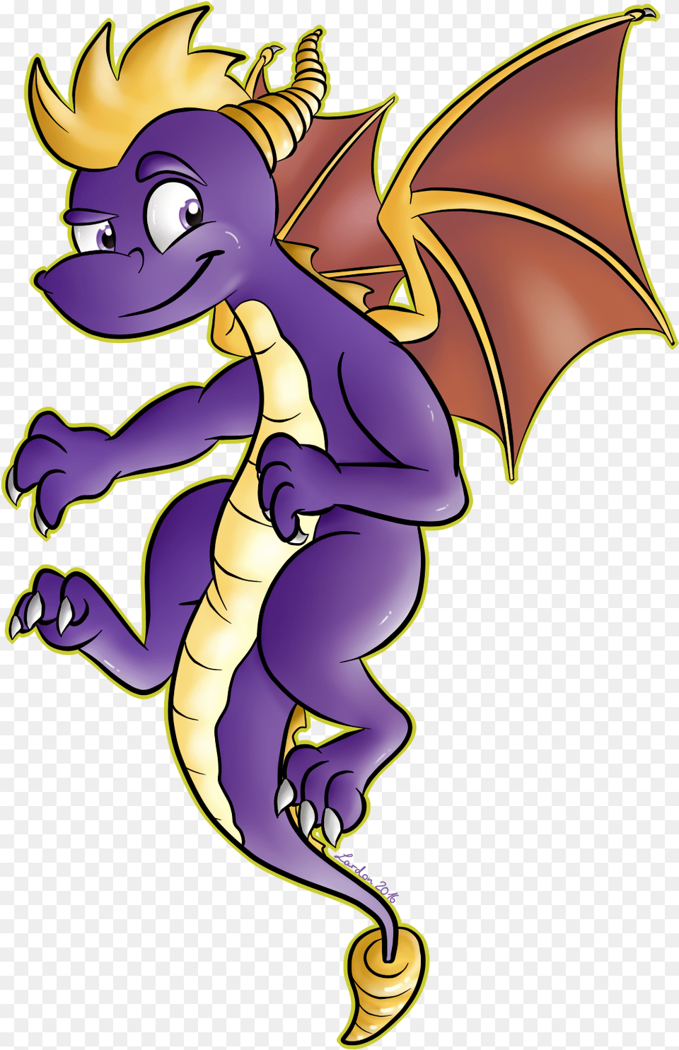 Old Art Spyro Spyro Cartoon, Dragon, Baby, Person, Purple Free Png