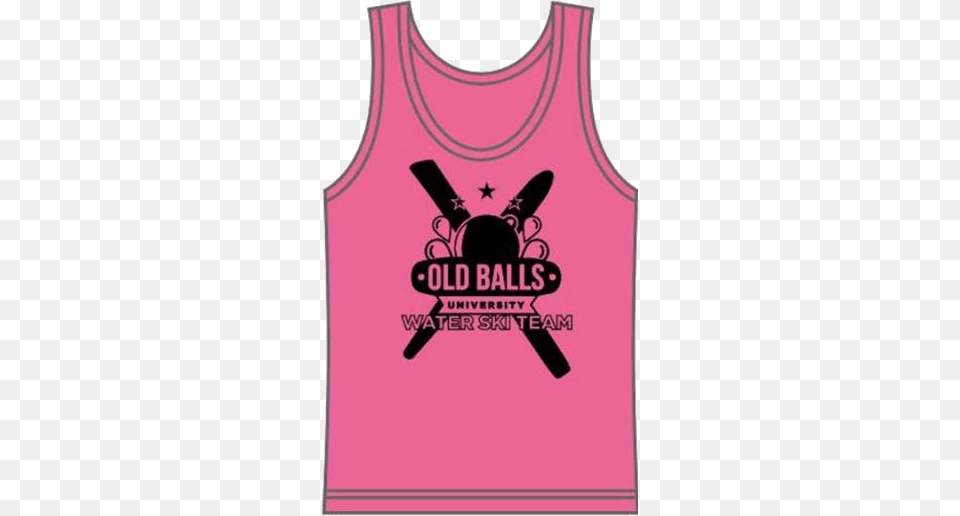 Old Balls University Water Ski Bib Active Tank, Clothing, Tank Top Free Png