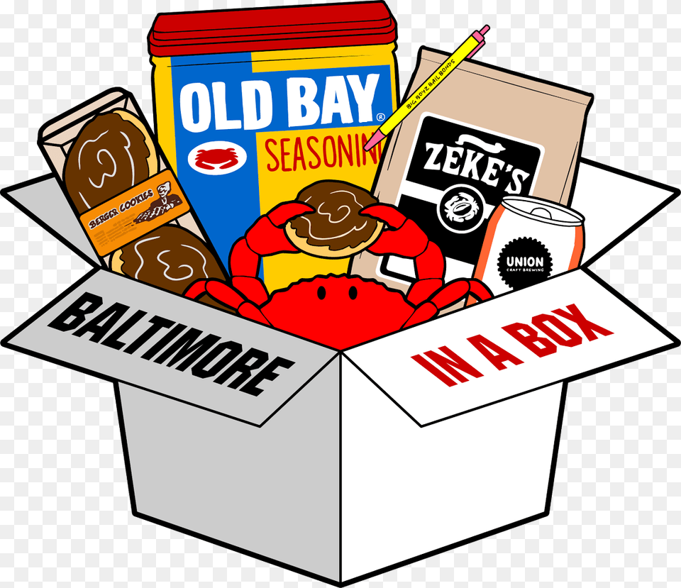 Old Bay Seasoning, Box, Food, Snack, Cardboard Png Image
