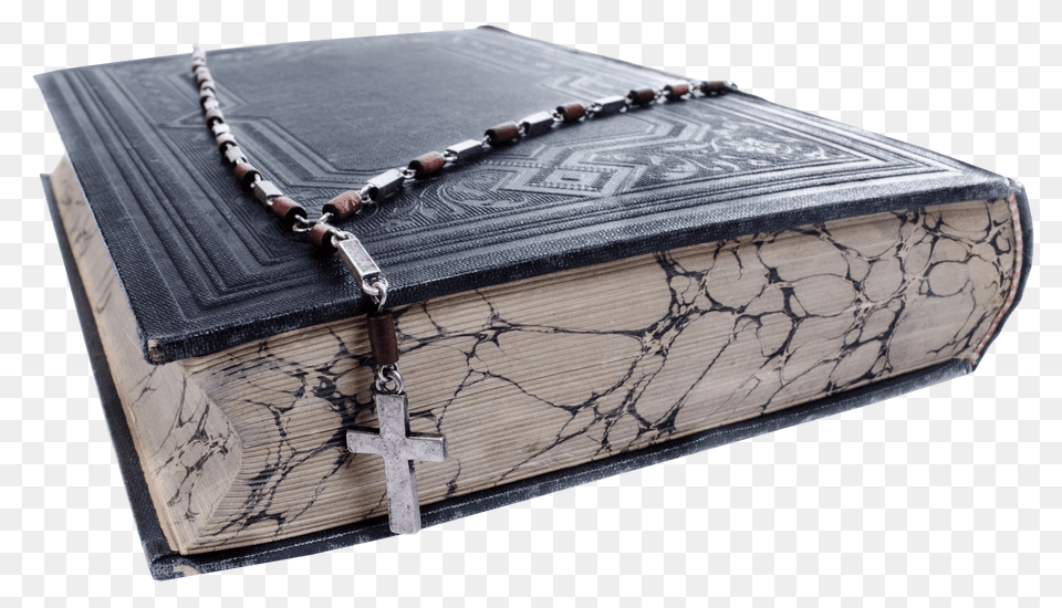 Old Bible With A Cross, Accessories, Publication, Book, Treasure Png