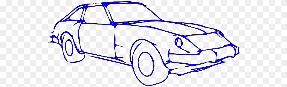 Old Black Classic Outline Drawing Silhouette Outline Of A Car, Stencil, Machine, Spoke, Sports Car Free Transparent Png