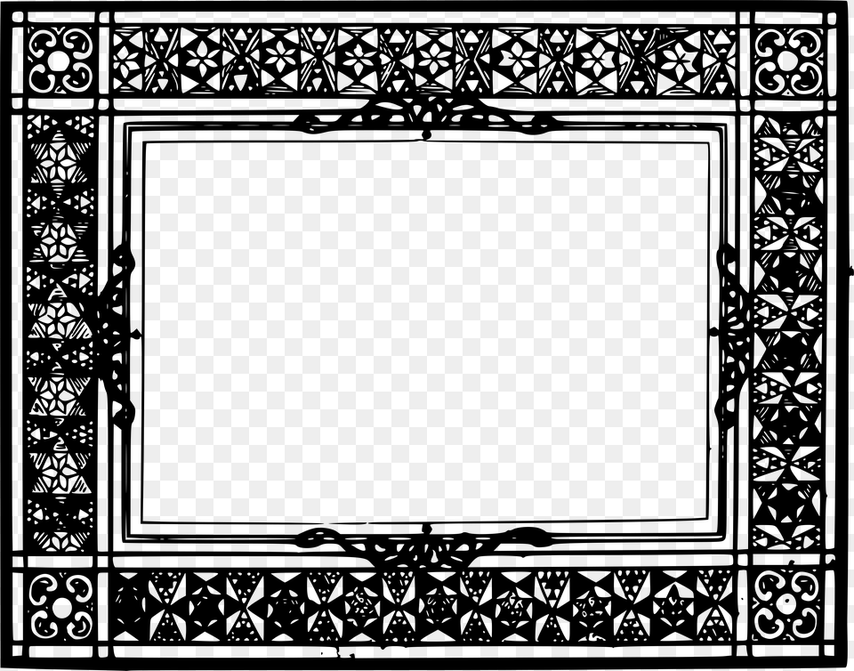 Old Blank Picture Frame, Gray Free Png Download