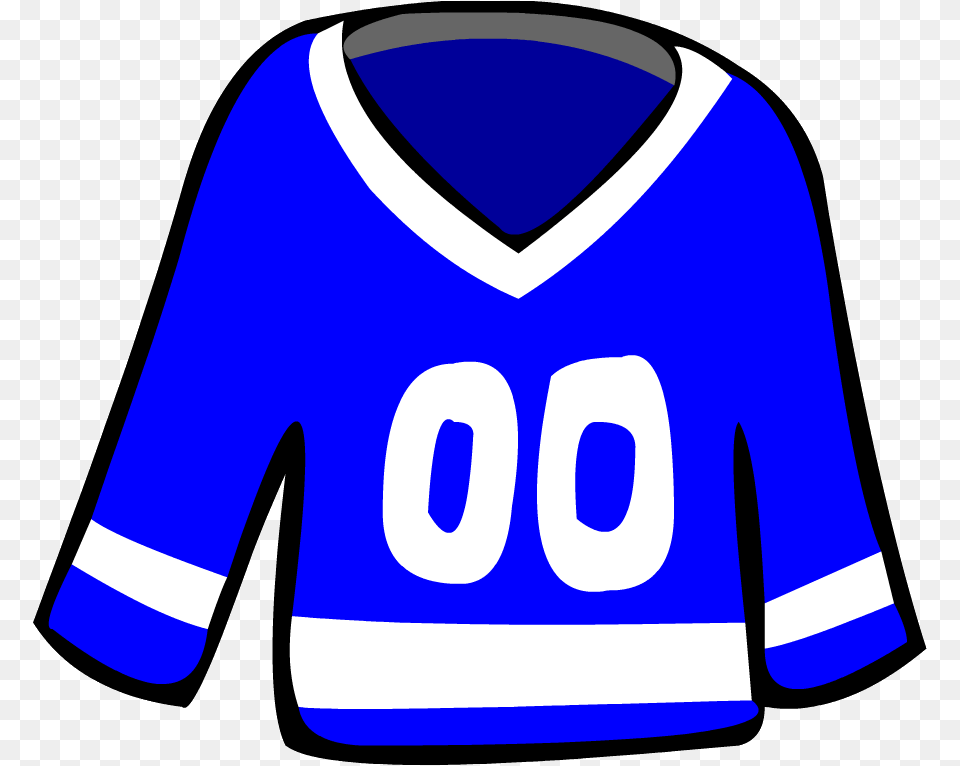 Old Blue Hockey Jersey Hockey Jersey, Clothing, Shirt Free Png