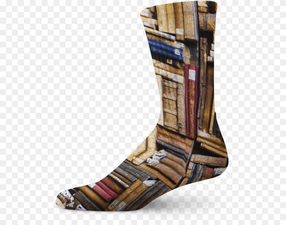Old Books Crew Socks Rocking Chair, Adult, Female, Person, Woman Png Image