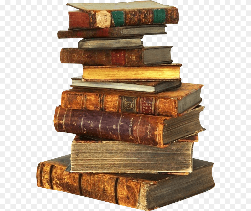 Old Books No Background Pile Of Books Graphic Oldbook, Book, Indoors, Library, Publication Png Image