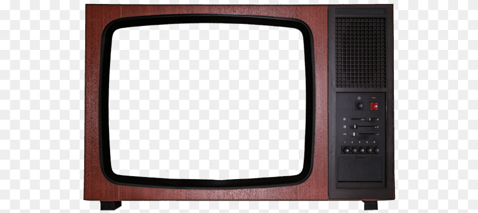 Old Brown Tv Set, Computer Hardware, Electronics, Hardware, Monitor Free Png Download