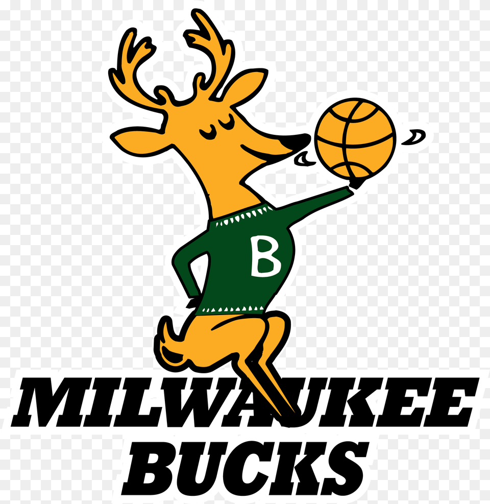 Old Bucks Logo, Basketball, Person, Playing Basketball, Sport Png