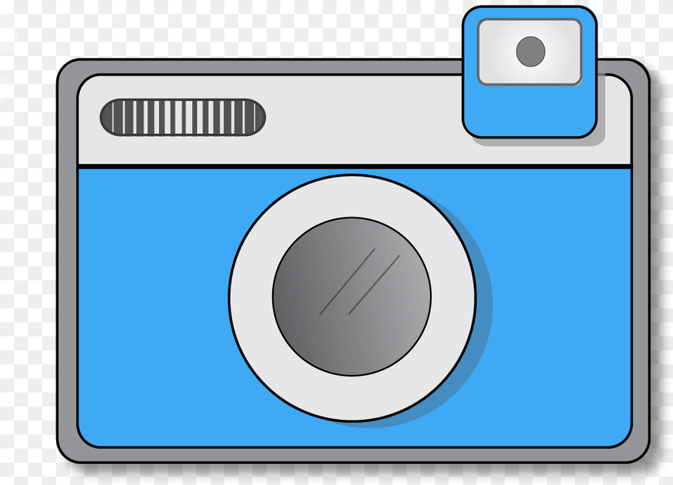 Old Camera Clipart Clip Art Image Cute Camera Clipart Blue, Electronics, Digital Camera, Device, Appliance Free Png