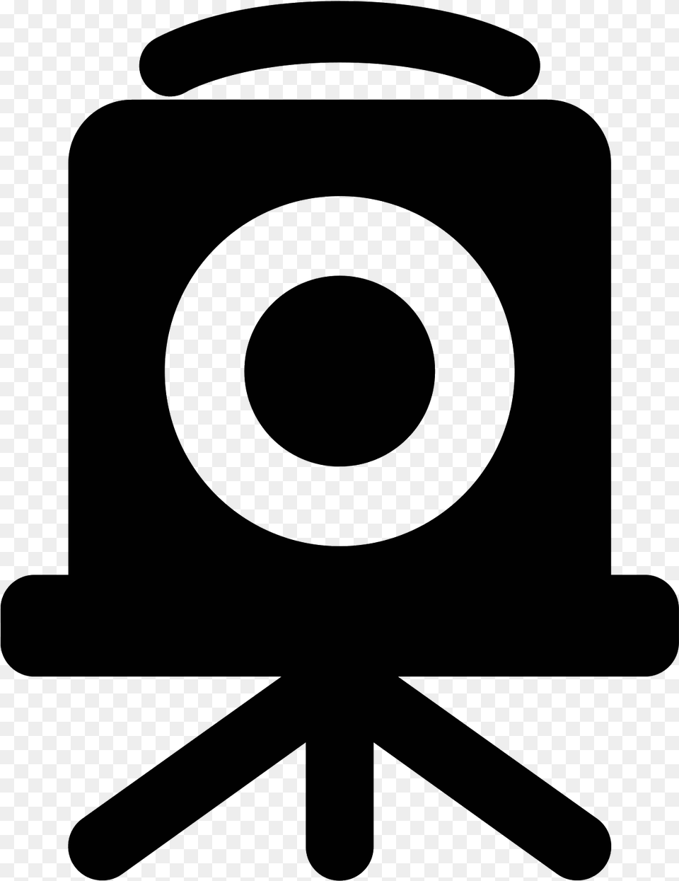 Old Camera Icon, Gray Png