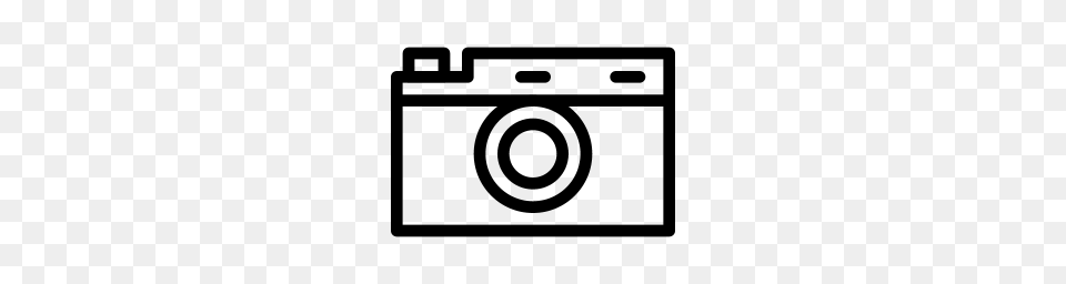 Old Camera Icon Line Iconset Iconsmind, Gray Free Png Download