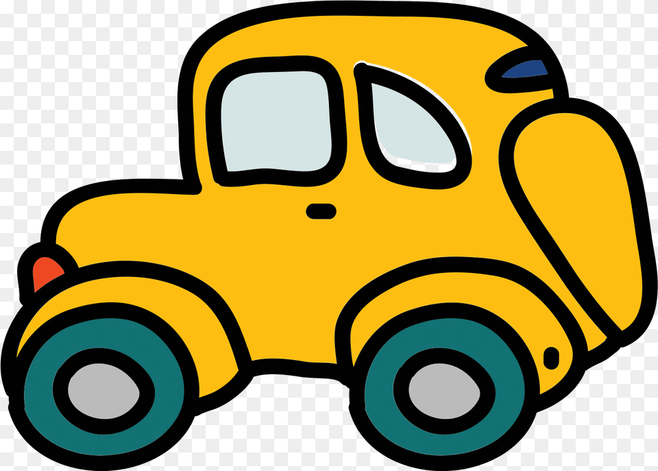 Old Car Icon Car Doodle, Bulldozer, Machine, Transportation, Vehicle Free Transparent Png