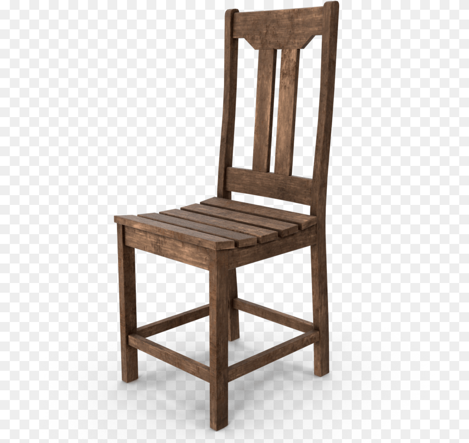Old Chair H03 2k High Back Bar Stools, Furniture Free Png Download