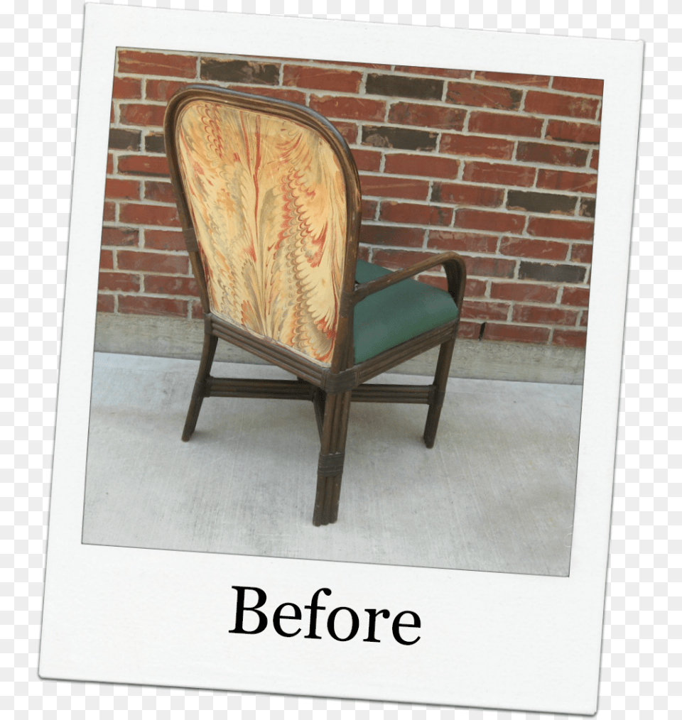 Old Chair Old Wicker Chair Gets A New Life And Chair, Furniture, Armchair Png Image