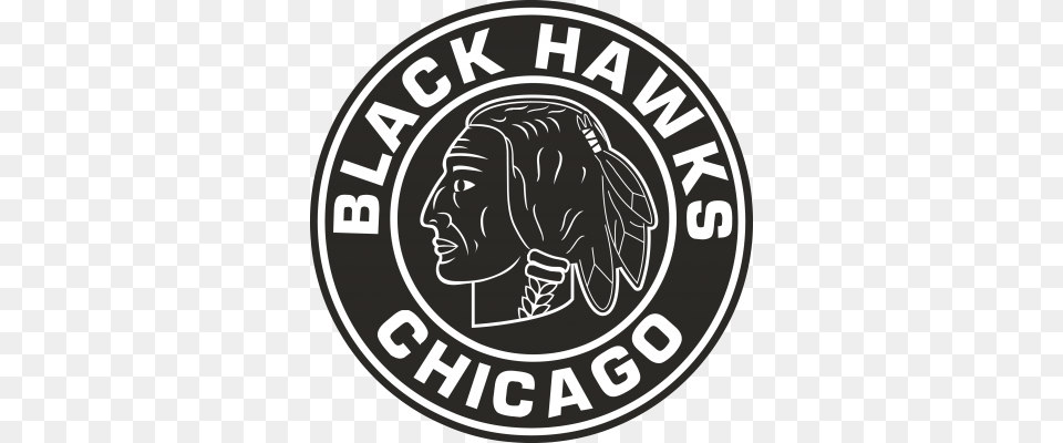 Old Chicago Black Hawks Logo 1926, Emblem, Symbol, Face, Head Free Transparent Png