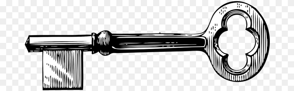 Old Classic Key Open Lock Metal Keys Skeleton Vintage Key Clipart, Smoke Pipe Free Transparent Png