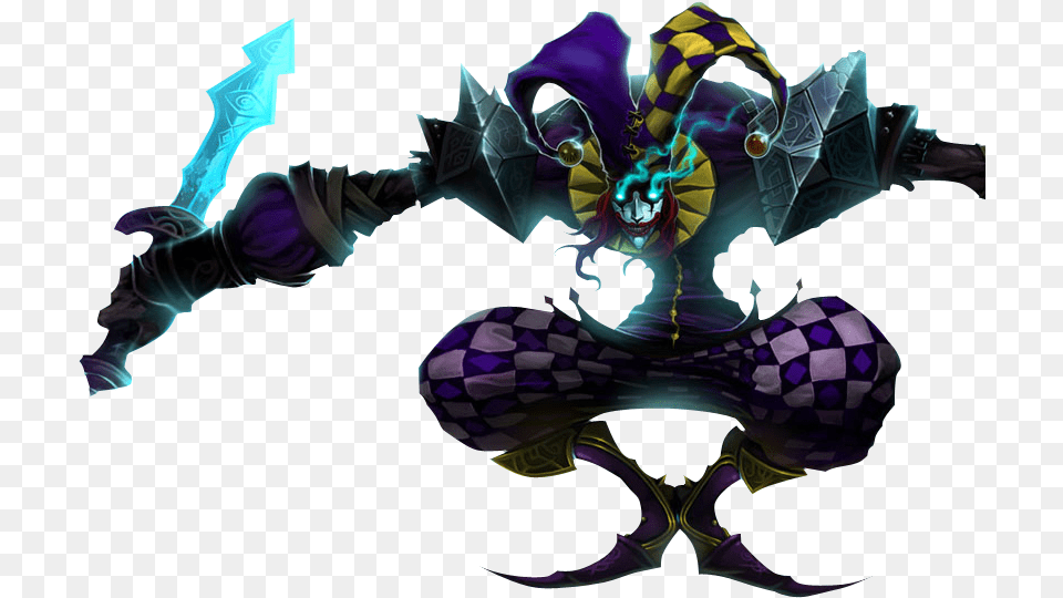 Old Classic Shaco Splashart Image League Of Legends Shaco, Dragon, Baby, Person, Pattern Free Png