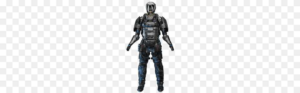 Old Combat Suit Tau Station, Adult, Armor, Male, Man Free Png
