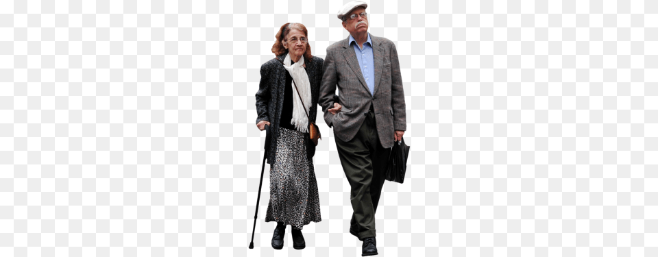 Old Couple, Suit, Jacket, Formal Wear, Coat Free Png