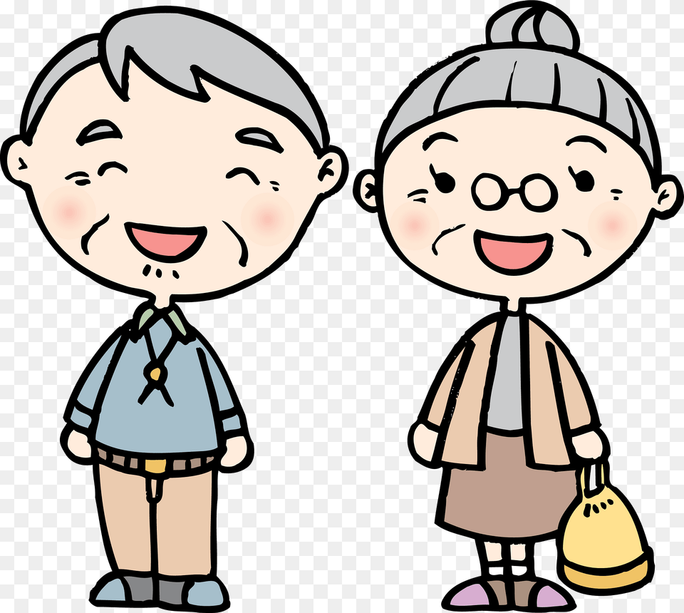 Old Couple Clipart, Baby, Person, Face, Head Png