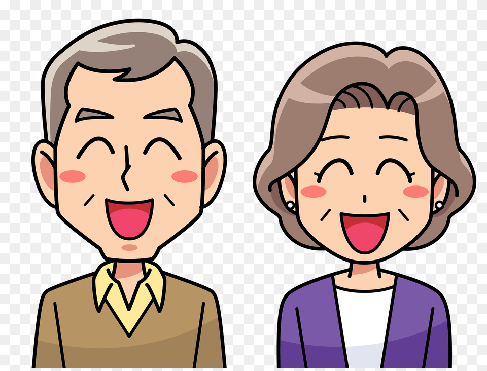 Old Couple Clipart, Person, Face, Head, Baby Free Transparent Png