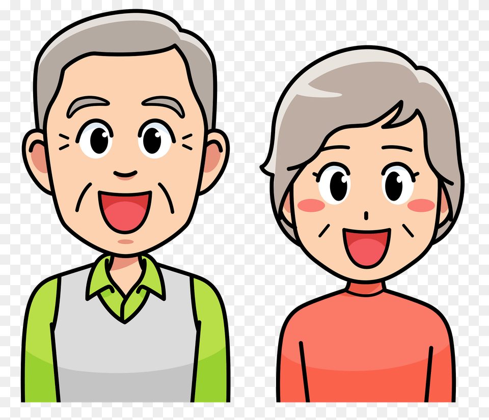 Old Couple Clipart, Baby, Person, Face, Head Free Transparent Png