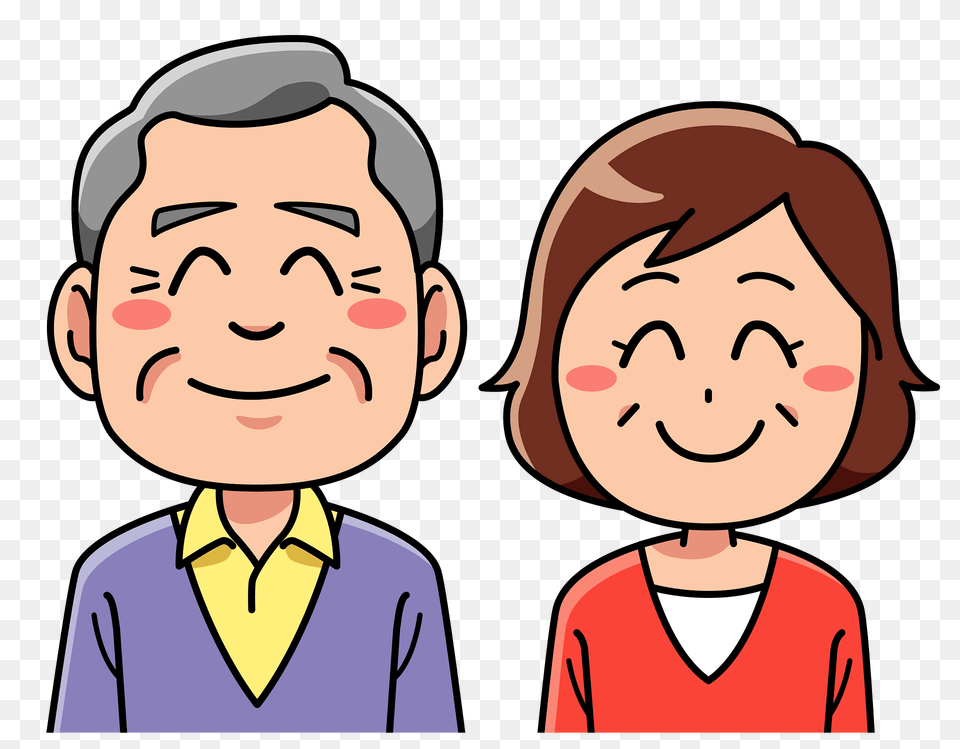 Old Couple Clipart, Person, Baby, Face, Head Free Transparent Png