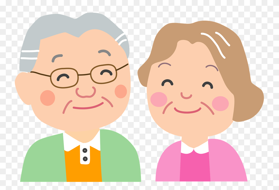 Old Couple Clipart, Head, Person, Baby, Face Free Transparent Png