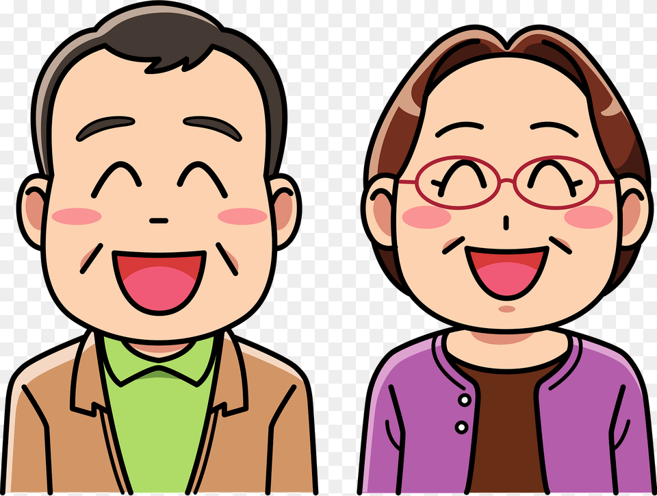 Old Couple Clipart, Baby, Person, Face, Head Free Png