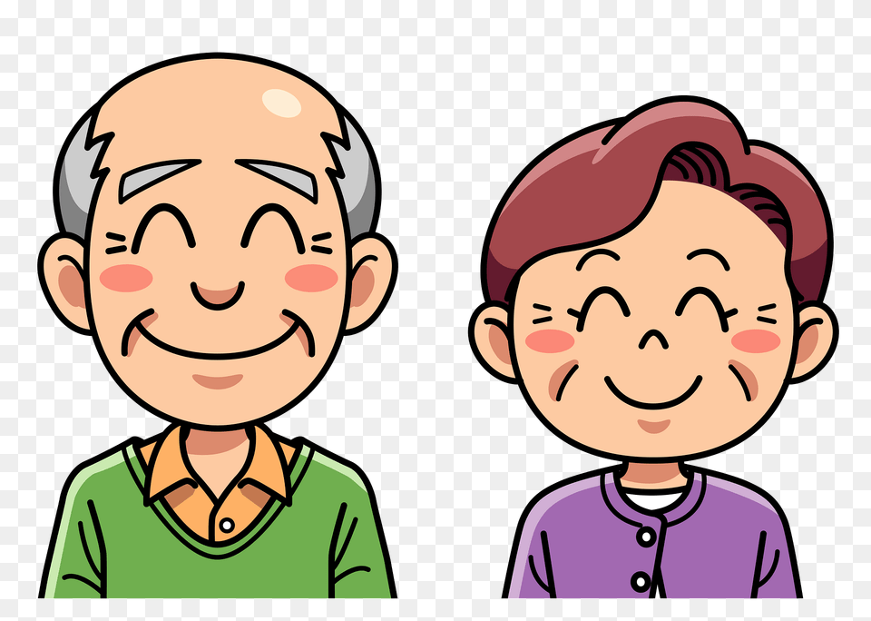 Old Couple Clipart, Baby, Person, Face, Head Free Png
