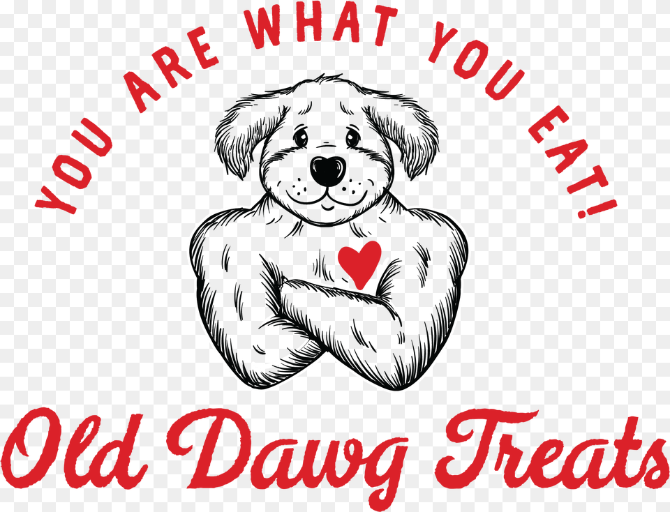 Old Dawg Raw Baked Natural Dog Treats Illustration, Logo Free Png Download