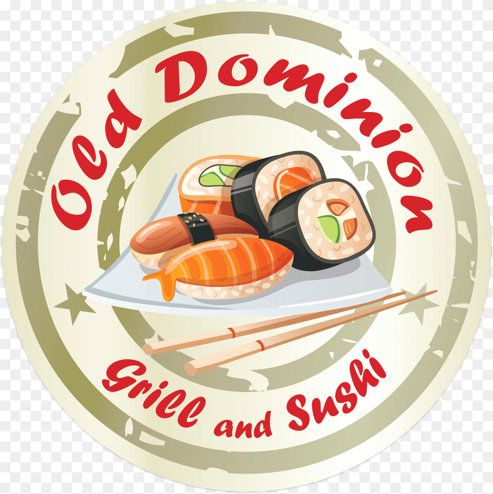 Old Dominion Grill And Sushi Sushi Happy Hour, Dish, Food, Meal, Tape Png Image