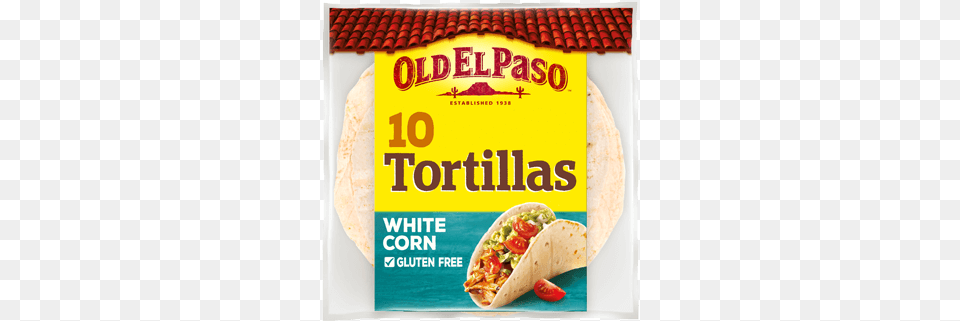 Old El Paso Gluten Tortillas, Food, Taco, Advertisement, Ketchup Free Transparent Png