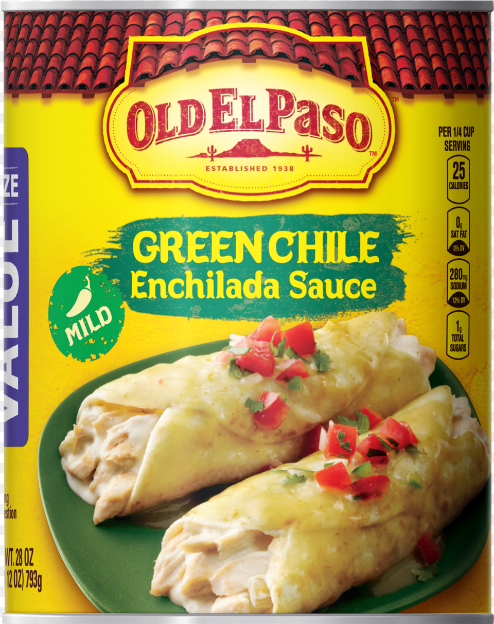 Old El Paso Green Chile Enchilada Free Png
