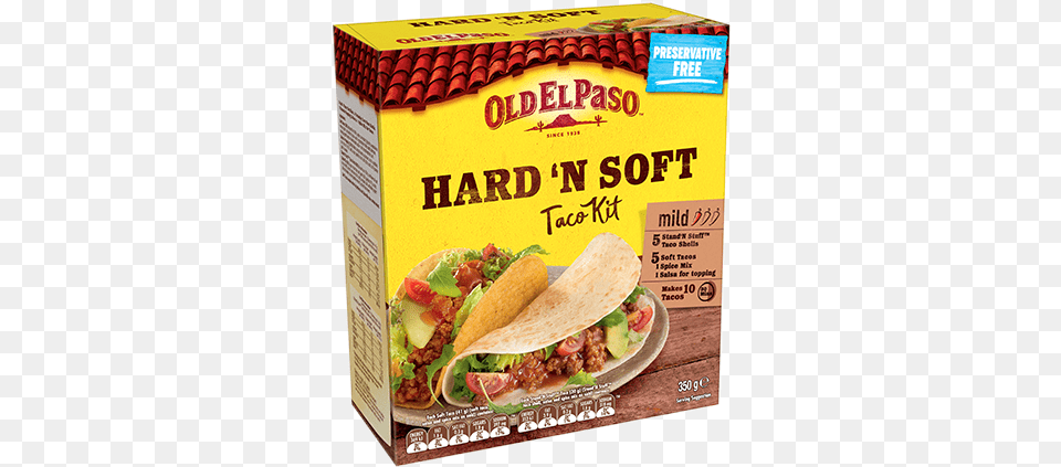 Old El Paso Taco Hard Soft, Food, Sandwich Free Png