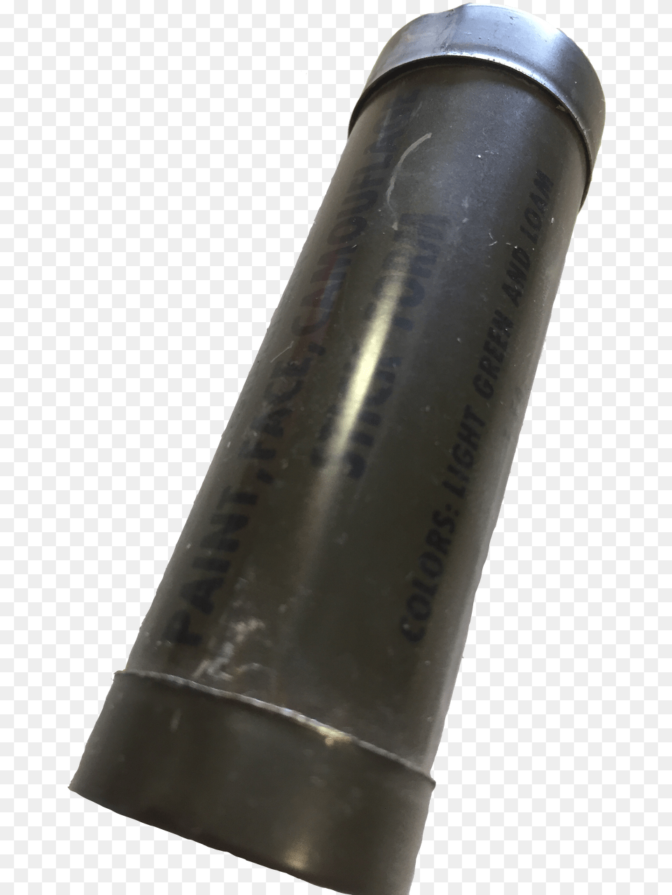 Old Face Paint In Tube Cylinder, Ammunition, Weapon Png Image