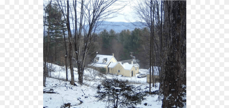 Old Farm House At The End Of A Dirt Road Snow, Architecture, Building, Cottage, Housing Free Png