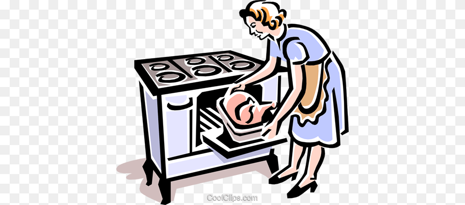 Old Fashioned Cooking Turkey Royalty Vector Clip Art, Baby, Person, Device, Face Png Image
