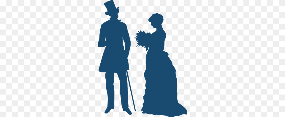 Old Fashioned Couple Silhouette Cricut Silhouette, Adult, Wedding, Person, Man Png