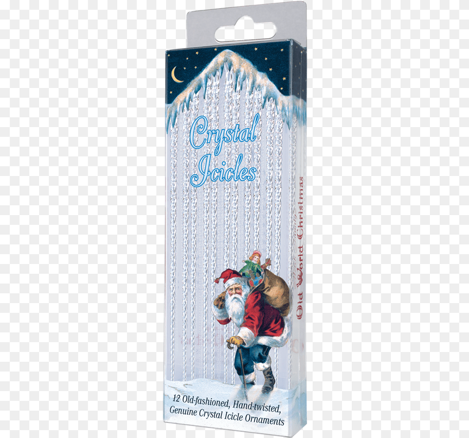 Old Fashioned Crystal Icicles Birthday Candle, Baby, Book, Person, Publication Free Png