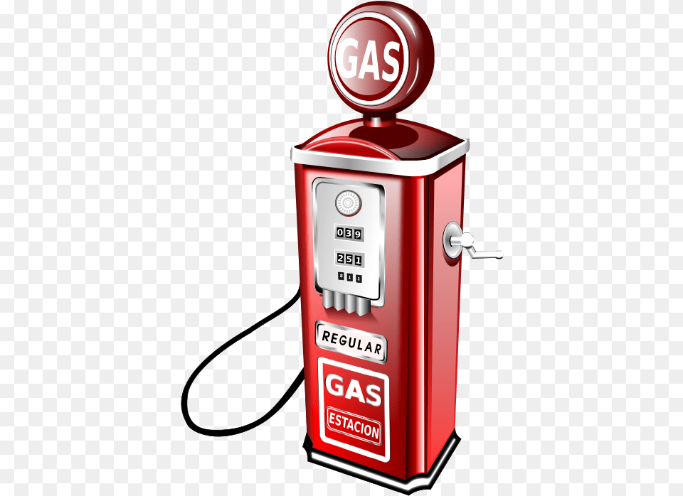 Old Fashioned Gasoline Pump, Machine, Gas Pump Free Transparent Png