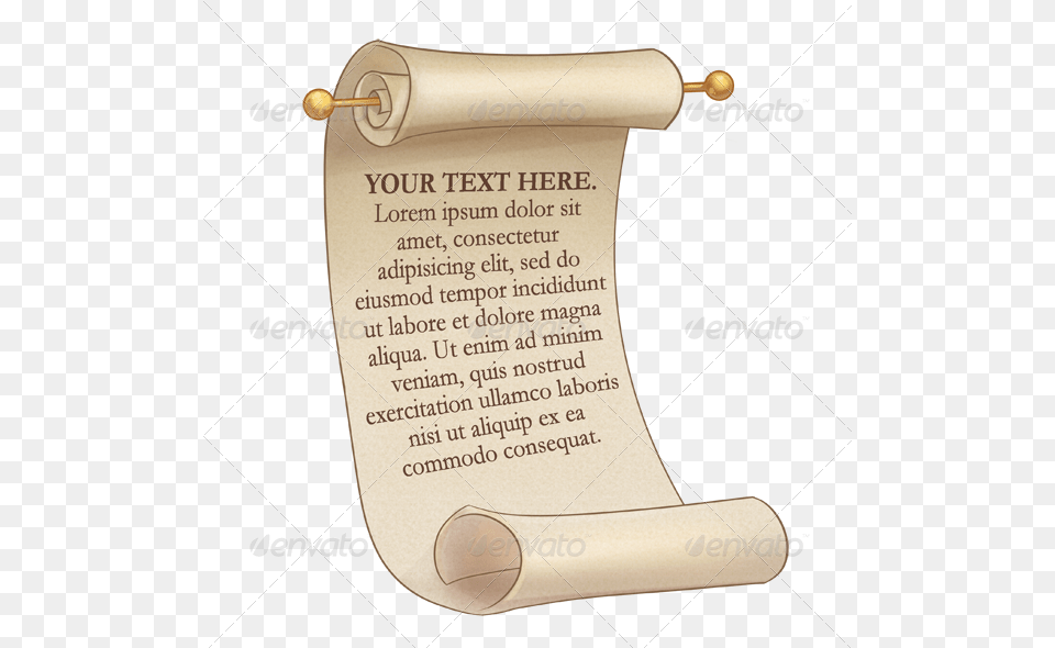 Old Fashioned Letter Cartoon, Document, Scroll, Text Free Transparent Png