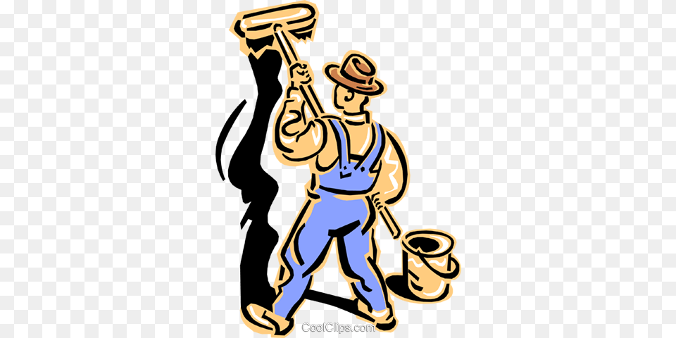 Old Fashioned Painter, Cleaning, Person, People, Worker Free Png