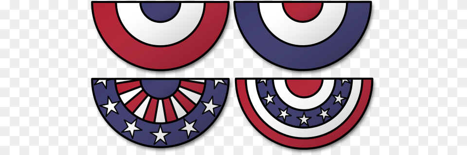 Old Fashioned Patriotic Bunting 4th Of July Bunting Clipart, Armor, Shield Free Png