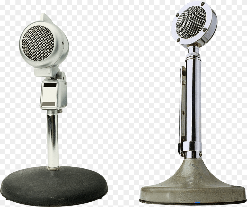 Old Fashioned Radio Microphones Microphone, Electrical Device, Electronics, Smoke Pipe Png Image