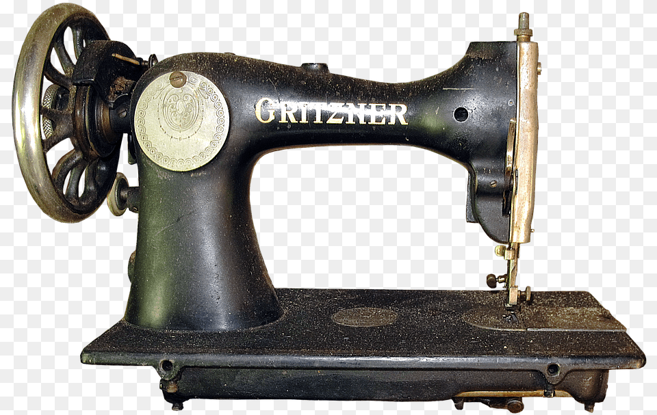 Old Fashioned Sewing Machine Old Sewing Machine, Appliance, Device, Electrical Device, Sewing Machine Free Transparent Png