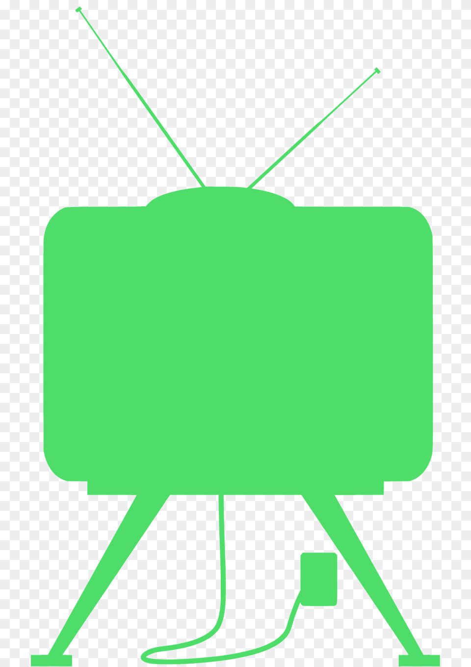 Old Fashioned Television Silhouette, Light, Cushion, Home Decor Free Png Download