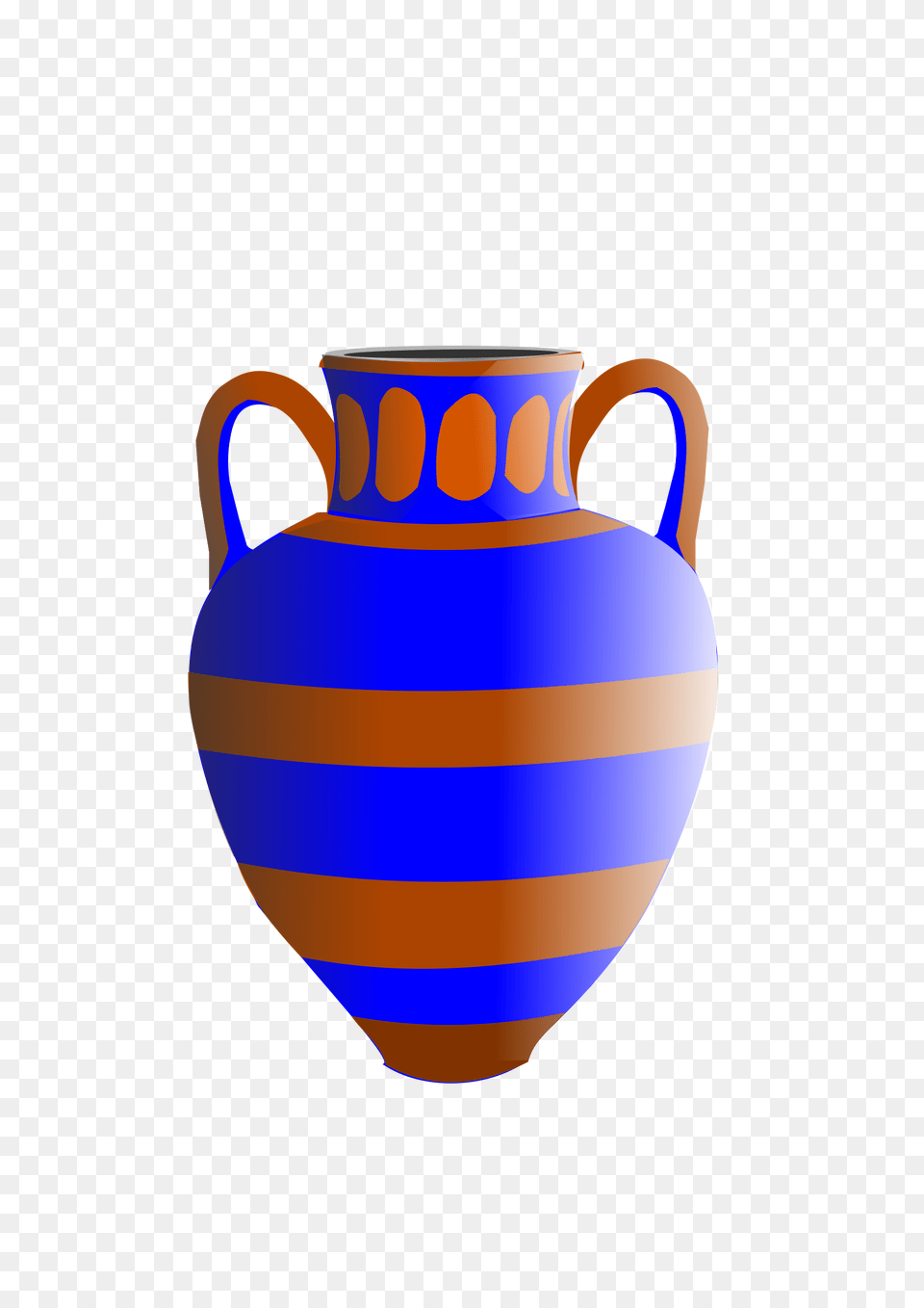 Old Fashioned Vase Blue And Brown Icons, Jar, Pottery, Urn, Cup Free Png