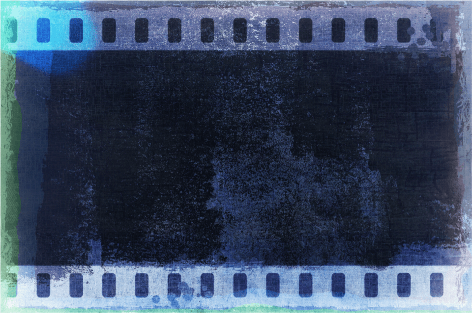 Old Film Photo Blue Frame Overlap Microcontroller Png