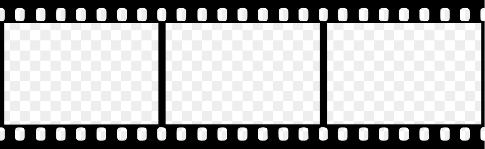 Old Film Strip Template, Gray Free Png