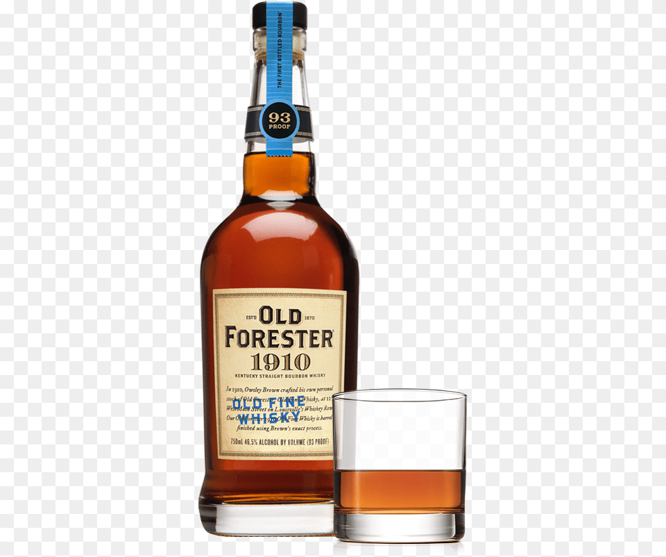Old Forester 1920 Prohibition Style Bourbon, Alcohol, Beer, Beverage, Liquor Free Png